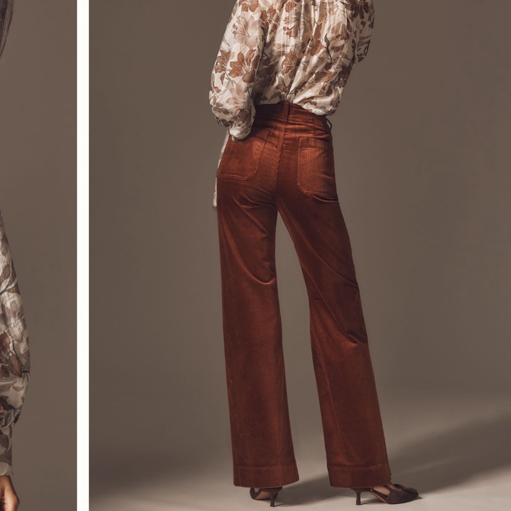 Maeve Brick Wide Leg Pants